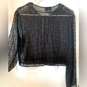 JMD New York Beaded Holiday Jacket M